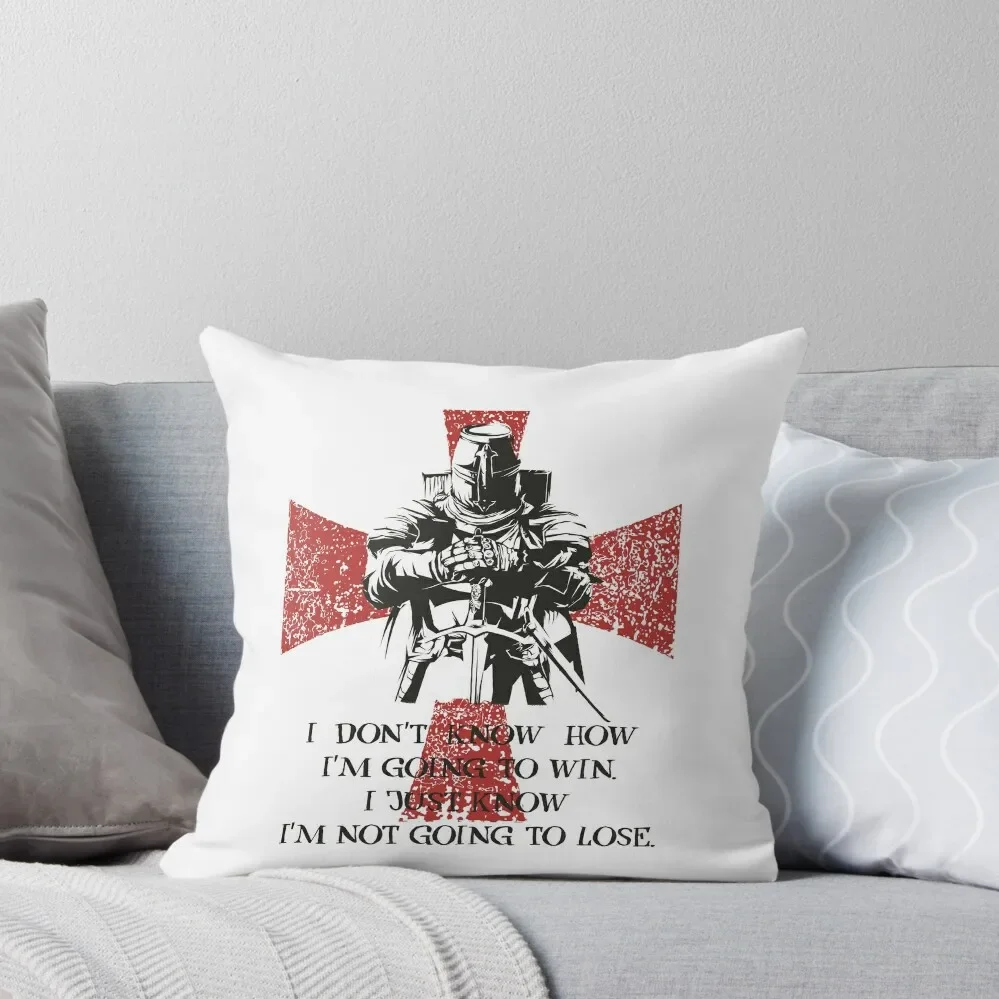 Templar Shield Cross Medieval Warrior Sword Knights Templar Armor Helmet Emblem Throw Pillow Cushions For Children pillow