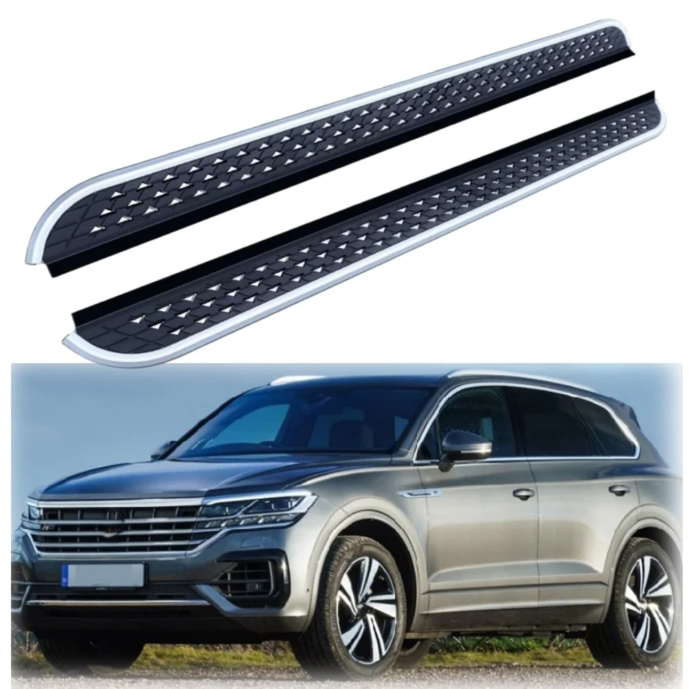 

Vulixyuan 440 LBS Aluminum Running Board Compatible with VW Touareg 2011-2018 Side Steps With non-slip texture 2PCS