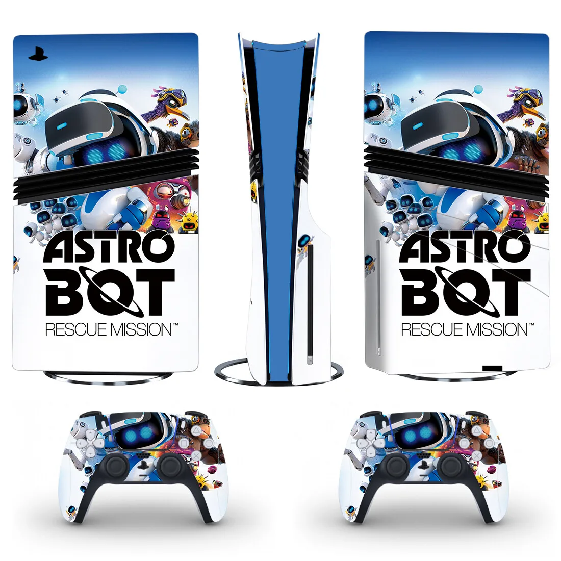 Astro Bot PS5 Pro Disc Skin Sticker Protector Decal Cover for Console Controller PS5 Pro Disk Sticker Vinyl