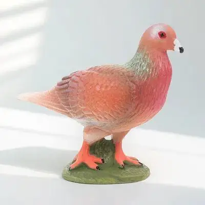 Simulated Dove Micro Landscape Plastic Craft Waterproof Garden Ornament Lifelike Desktop Yard Lawn Decoration Dove Figurine