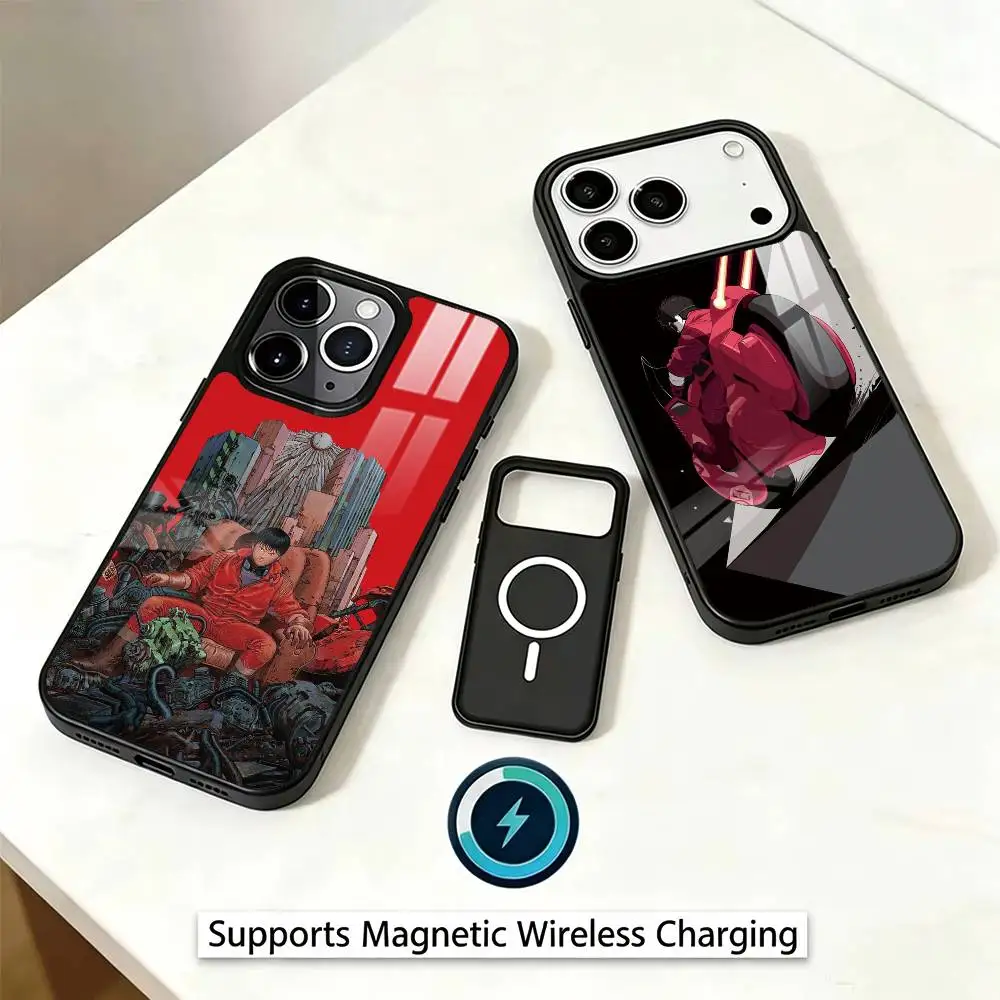 Akira Shotaro-o Kaneda Phone Case For iPhone17,16,15,14,13,12,11 Plus,Pro Magnetic Supports Magnetic Wireless Charging