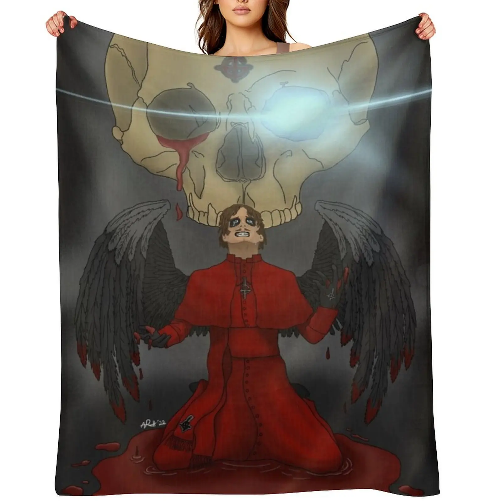 

Reluctant Death Throw Blanket Warm for winter Giant Sofa Thin Blankets
