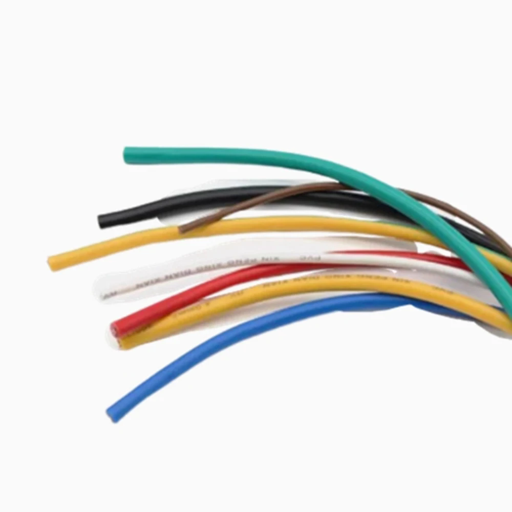 

20 AWG Electrical Cable Internal Connection Wire for Electronic Equipment OD 1.8mm Black PVC Stranded Tinnd Copper Wire