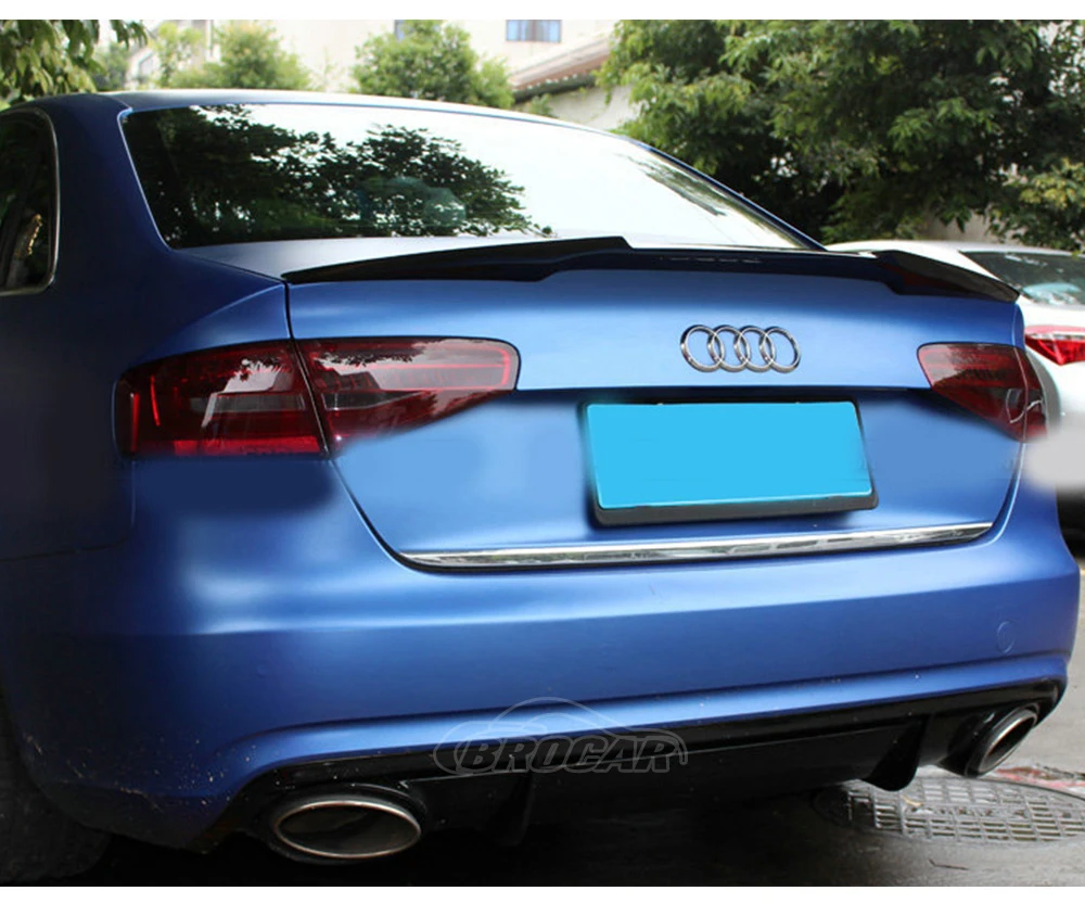 

For Audi A4 B8.5 Spoiler 2013 2014 2015 2016 M4 Style ABS Material Unpainted Color Spoiler Trunk Wing Car Styling