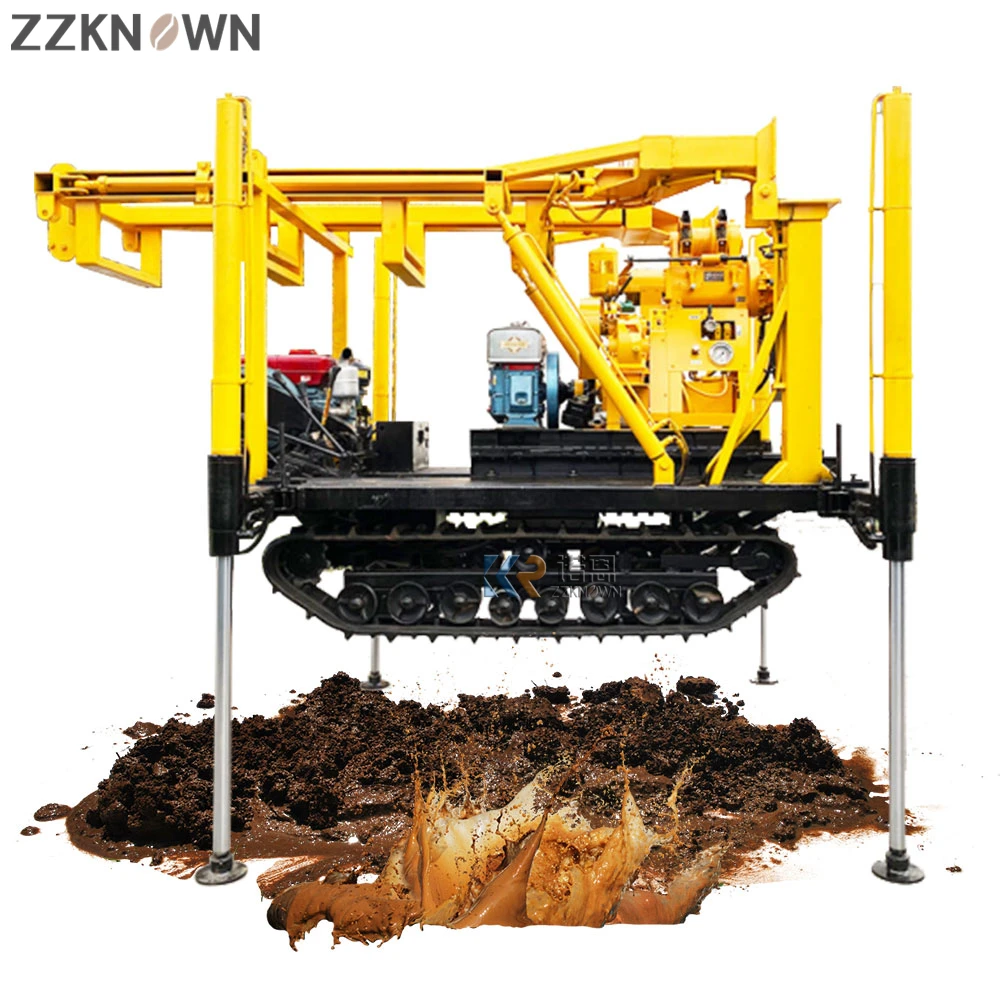 Drilling Machine Portable Water Well Drilling Machine Water Well Rig Electric Mining Core Water Rig Electric Type Hydraulic