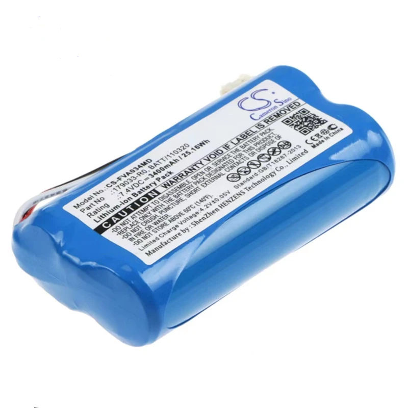 High Capacity Replacement Battery CS-FVA034MD 7.4V 300mAh Fresenius For Pompa Volume Agilia, Pompa Infusi Kabi Volumat MC Agilia