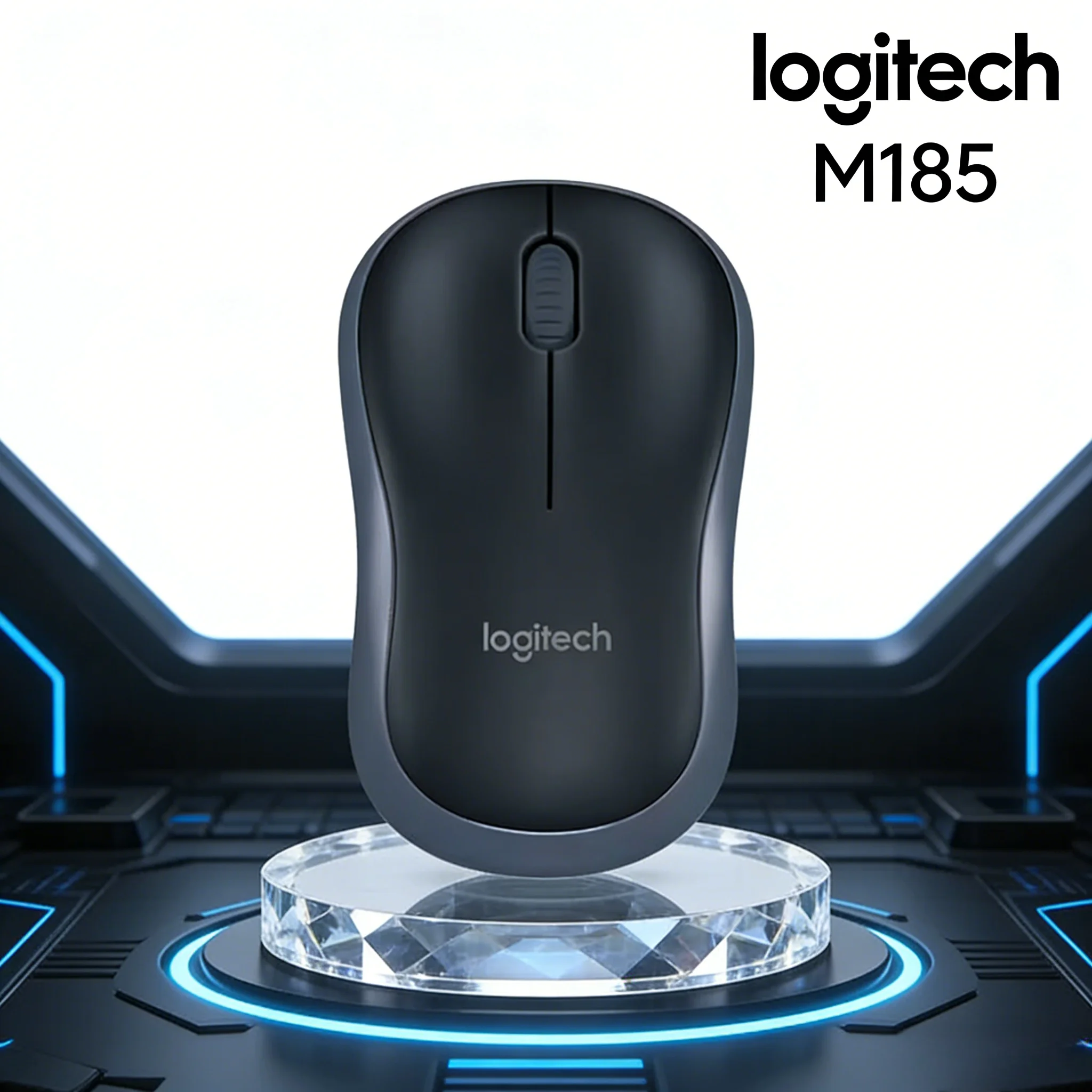 

Logitech M185 — сенсор 1000 DPI для быстрого перемещения курсора