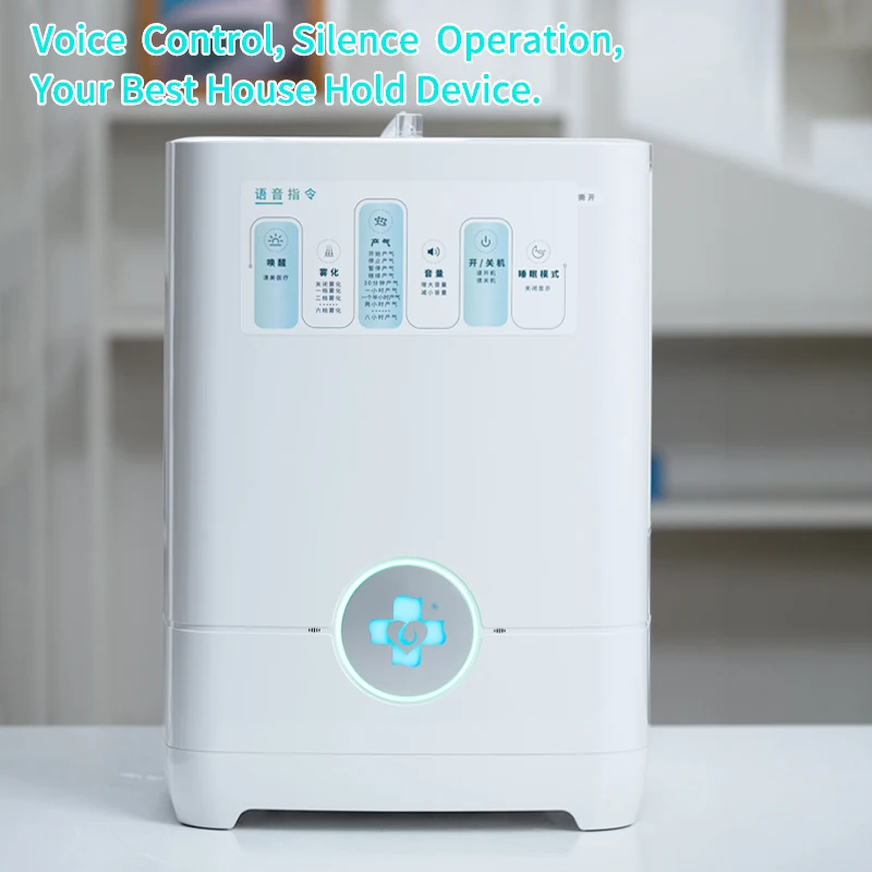 Portable Oxyhydrogen Generator Nebulizer for Elderly 3000ml/min High Flow Molecular Hydrogen Oxygen Nebulize Smart Humidifiers