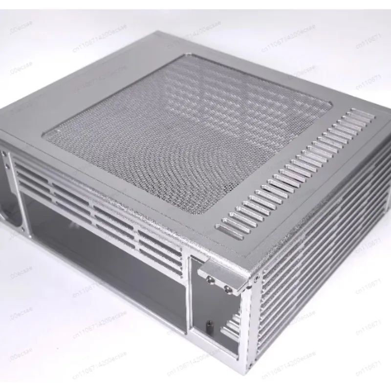 Looook Store 4.9L Full Aluminum ITX PC Case ZS-D2 V4 Small Form Factor Chassis Compatible with Low Profile Half-Height GPU