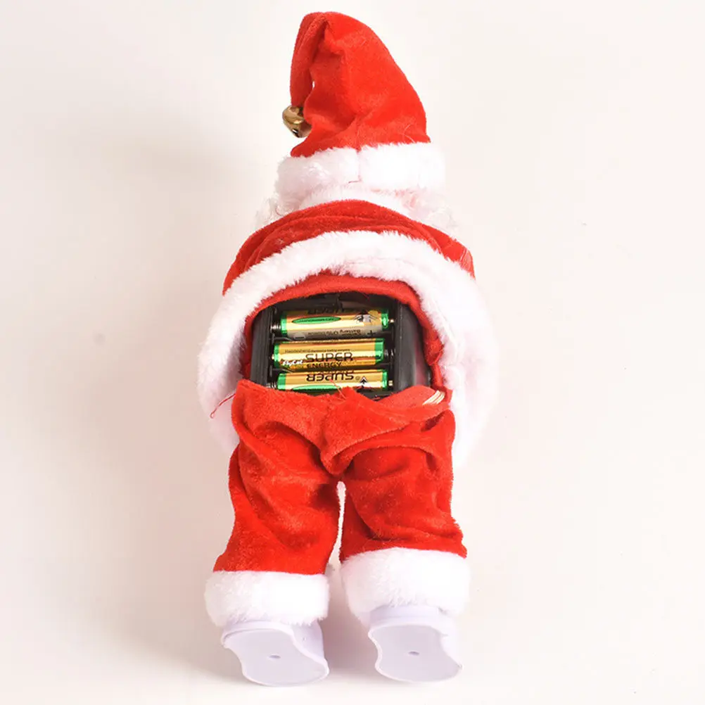 1Pcs Electric Santa Claus Music Decoration Christmas Gift Xmas Ornament Home Party Plaything Santa Clause Toy