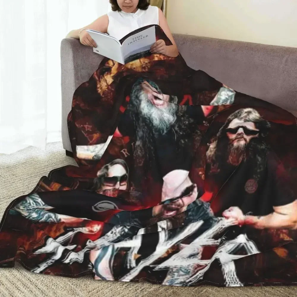 

Slayer Music Band Super Soft Blankets Album Poster Travelling Throw Blanket Autumn Design Flannel Bedspread Sofa Bed Cover