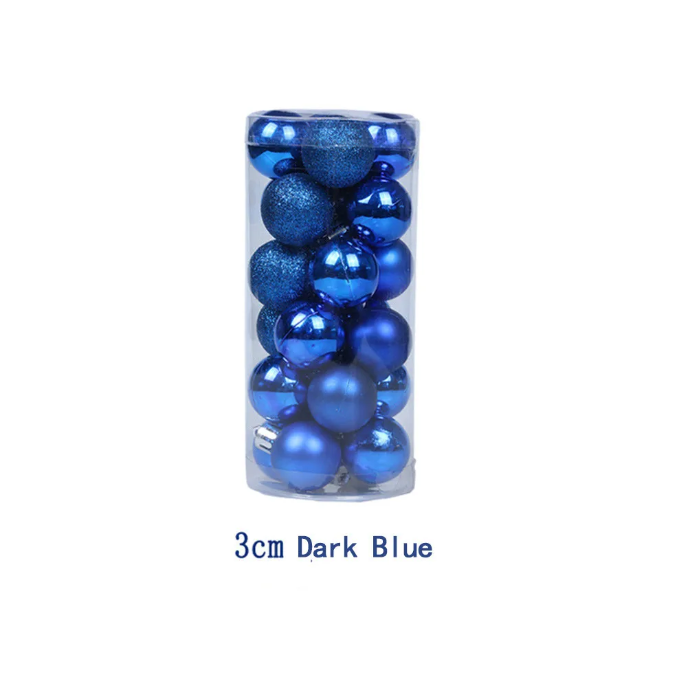 Pernak-pernik Ornamen Bola Pohon Natal Bola Ornamen Pohon Natal Liontin Pohon Natal Dekorasi Pesta Rumah Ulang Tahun