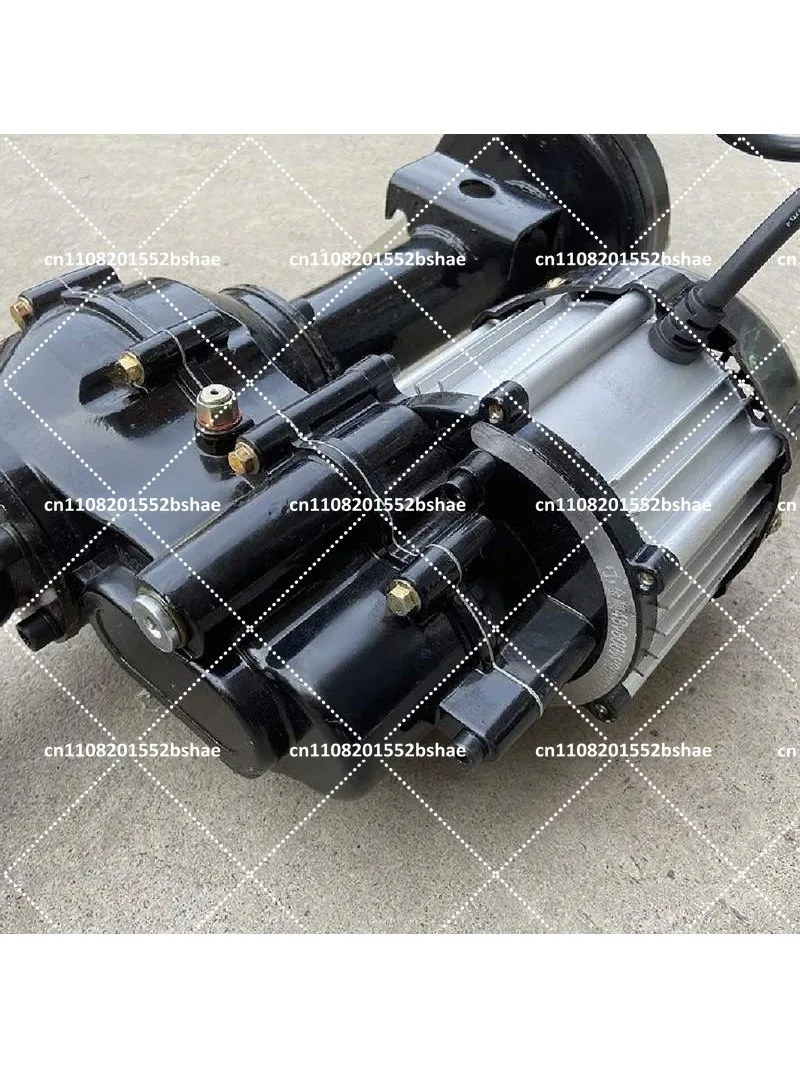 Electric tricycle rear axle assembly high-speed motor drum brake gear change high-power full set of modified accessories