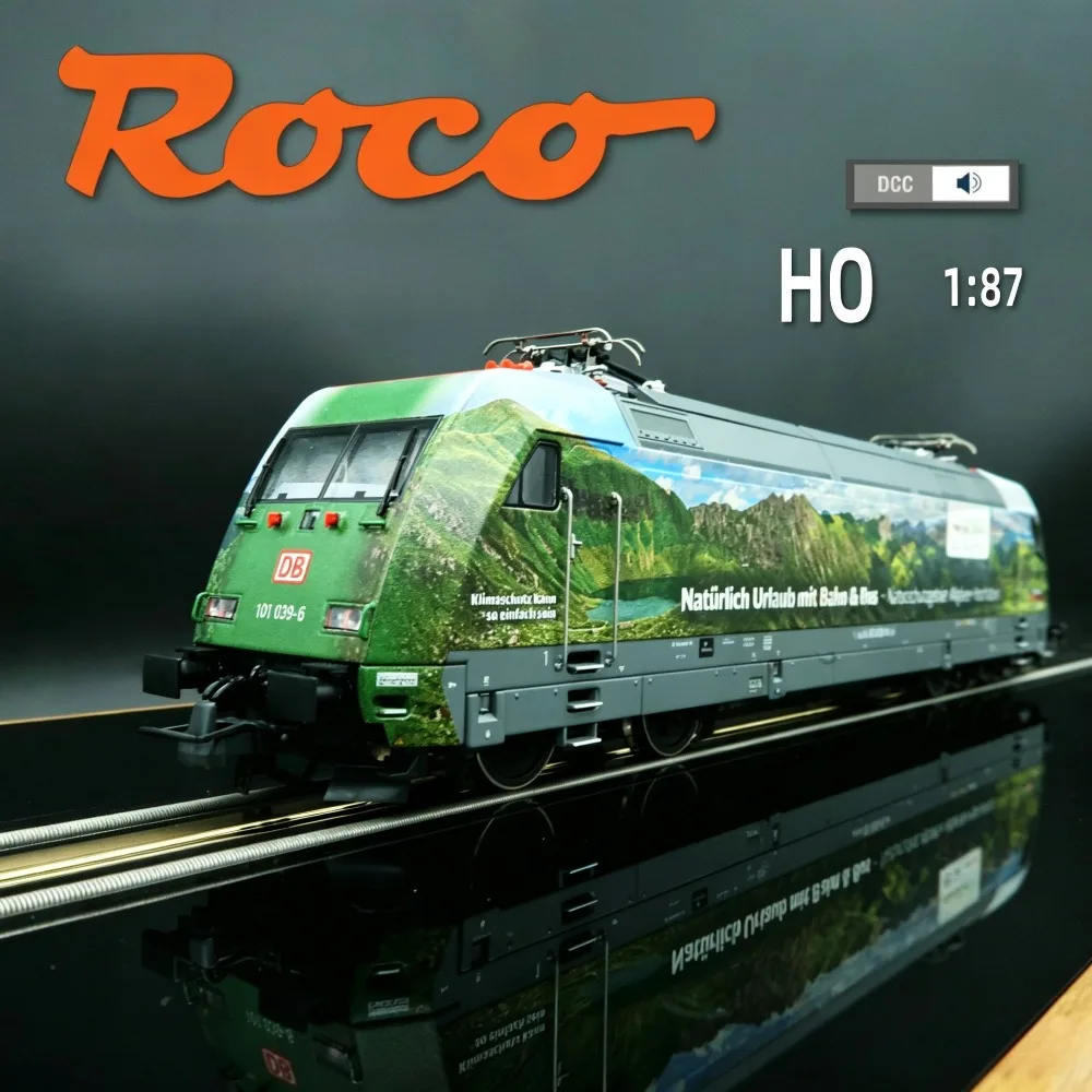 ROCO HO 1/87 Scale Train Model BR101 Electric Locomotive 7510067 Livery Digital Sound Effects Toy Train Boys Toy Gift