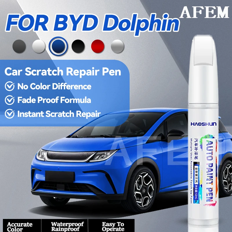Specialized Automobiles For BYD Dolphin 2021-2025 BNA1 Paint Repair Pen Touch Up Scratch Remover DIY Auto Accessories Black Whit