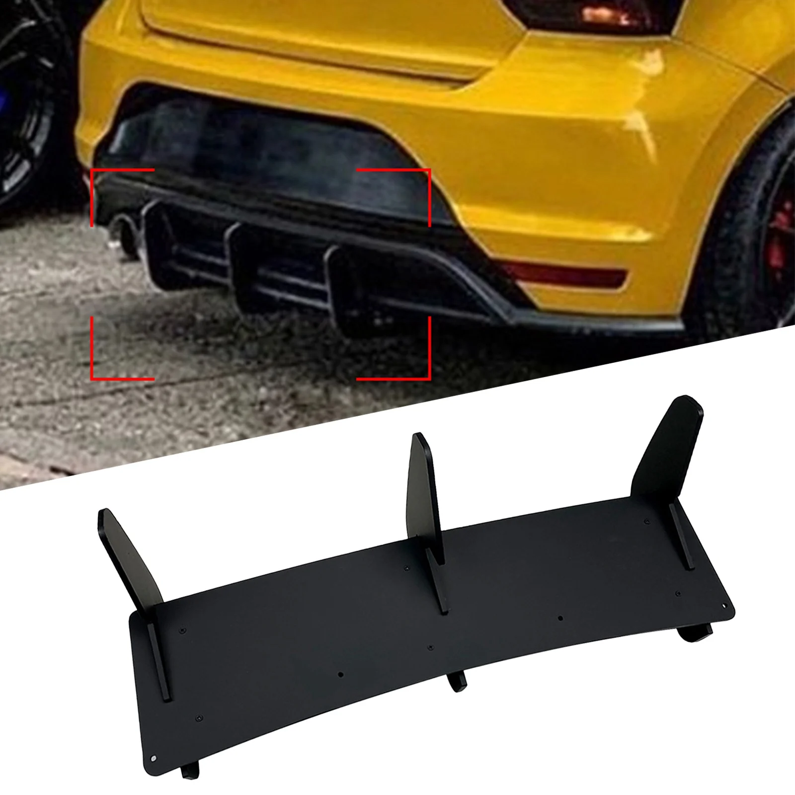 

For VW POLO GTI 2015-2018 2016 2017 Rear Bumper Diffuser Spoiler Splitter Body Kits Tuning