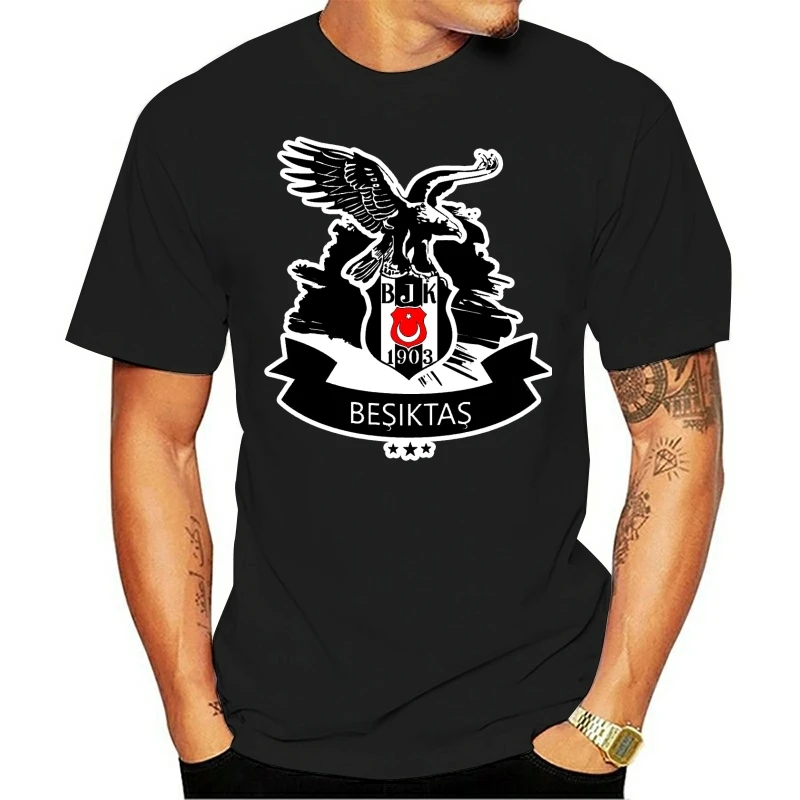 New Summer Cool Cotton T-shirt Tee Shirt T-Shirt Besiktas Istanbul Turkiye