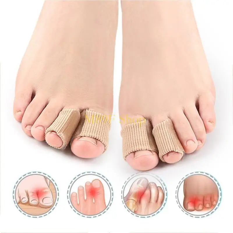 M89F 2pcs Flexible SEBS Toe Protectors Prevents Blisters Frictions Relief For Highly Heel Sports
