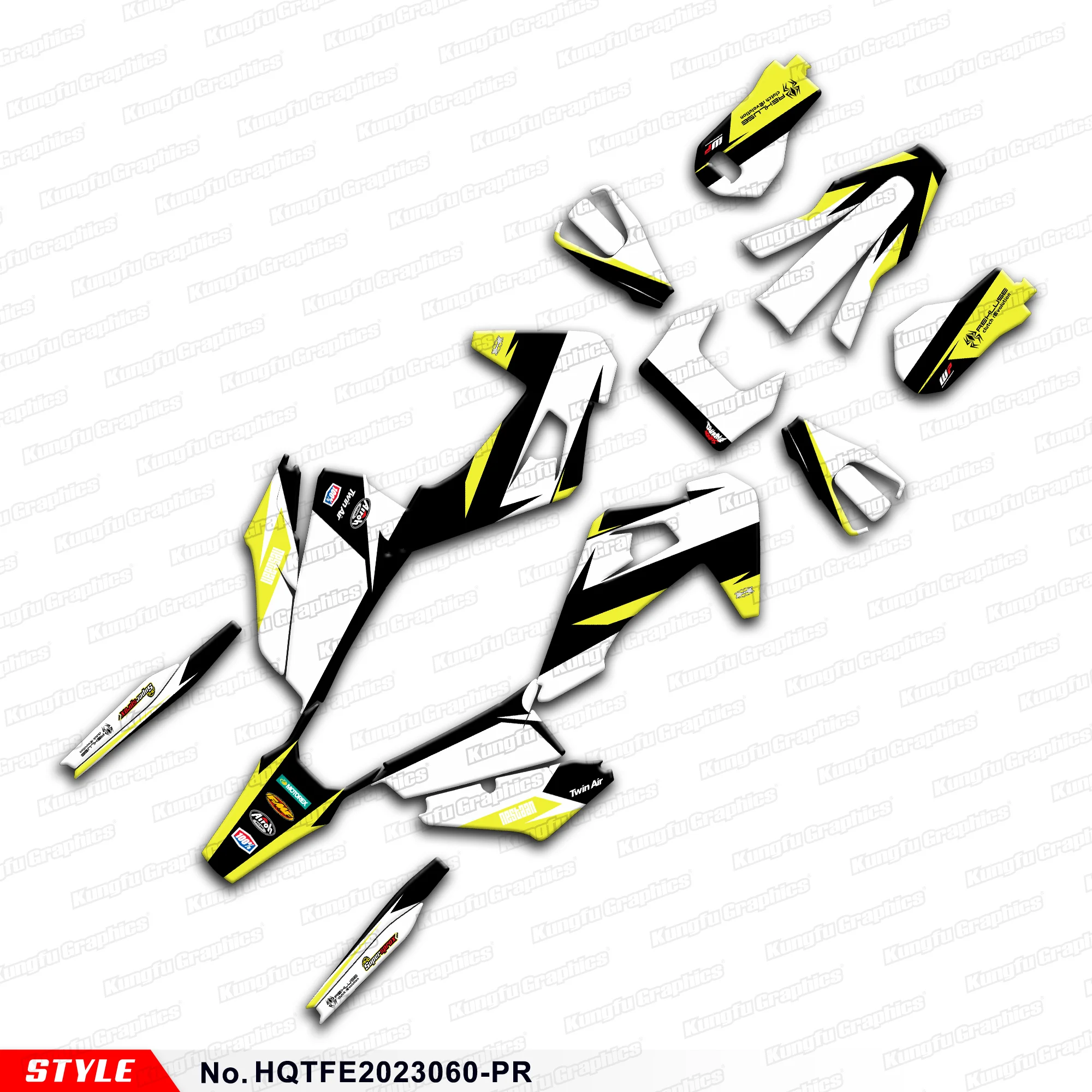 

Motorcycle Decals Durable Vinyl for Husqvarna TE FE 250 350 450 501 2019-2023, HQTFE2023060-PR