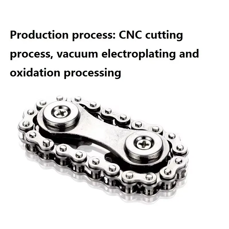 Rodas dentadas volante ponta do dedo giroscópio fidget spinner antiestresse ansiedade metal correntes de bicicleta edc spinner brinquedos para crianças adultas