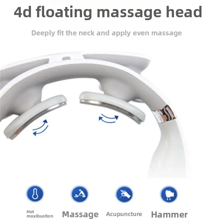 

New HOT Intelligent Cervical Massager Pulse Multi-manipulation Neck Massager Charging Cervical Spine Four Heads