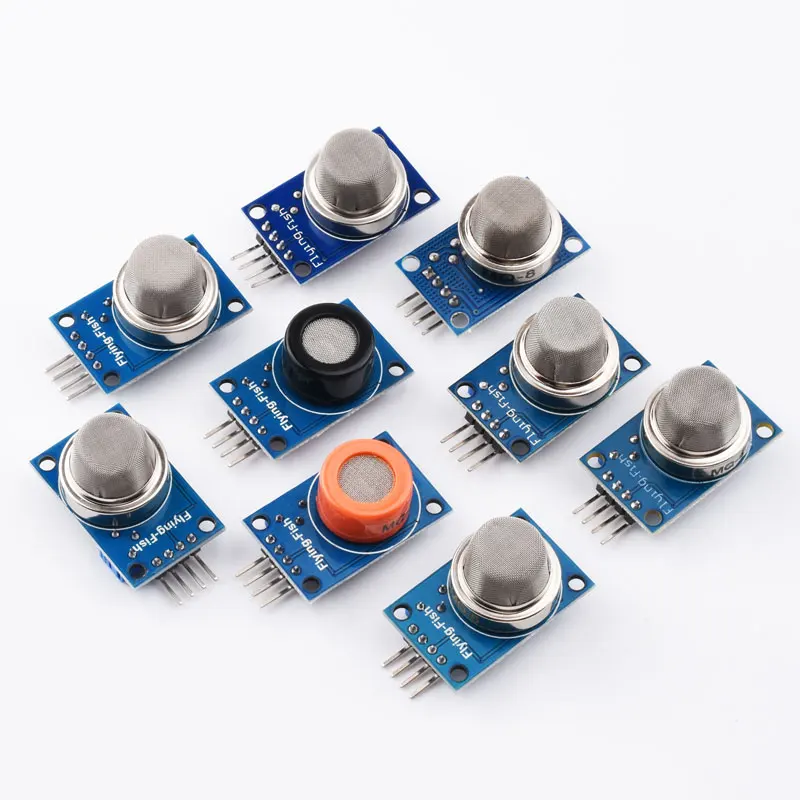 MQ2 MQ3 MQ4 MQ5 MQ-6 MQ-7 MQ-8 MQ-9 MQ-135 Detection Smoke Methane Iiquefied Gas Sensor Module for Arduino Starter DIY Kit