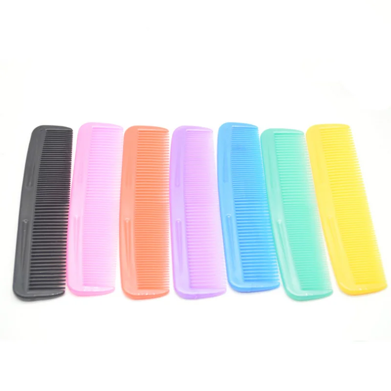 Mini Double Side Hair Brush Pro Beards Comb Anti-static Hair Combs Plastic Barber Hair Comb Salon Accessories Hair Styling Tools