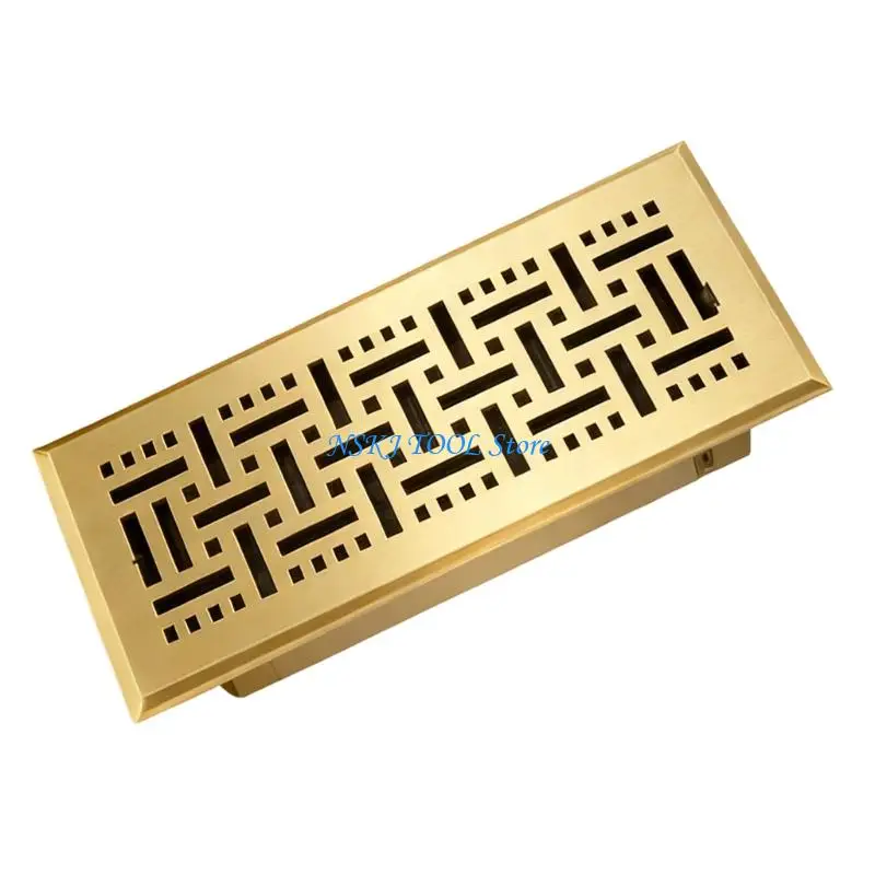 L8RC Strong Iron Floor Air Opening Cover With Adjustable Air Direction For Residence And Workplace Circulation System