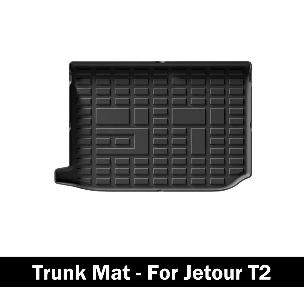 Für ICH·X K3 Chery Jetour T2 Traveller ‌ 2023-2026 2027 TPE 3D-Fußmatten Allwetter-Kofferraummatte Wasserdichte Teppiche – Detail 8