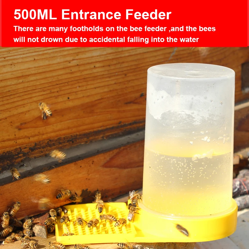 

Drowning Prevention Beehive Entrance Feeder for Honeybee Water Drinking