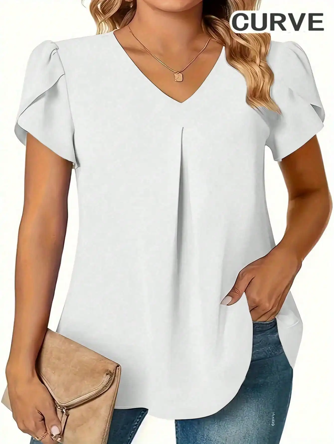 حجم كبير 0XL-5XL المرأة الخامس الرقبة موضة بلون قميص بلوزة السيدات عادية فضفاضة وبسيطة قميص طويل الأكمام