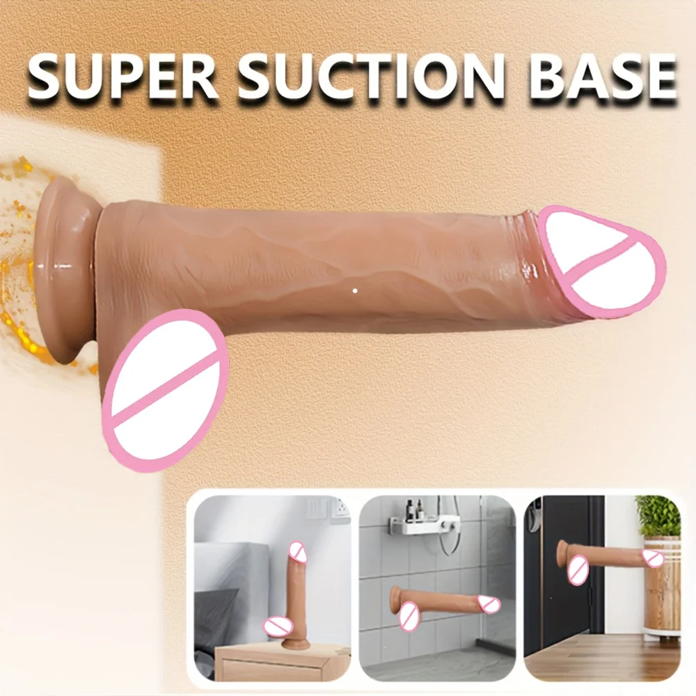 9'' Ultra-Realistic Thrust Retractable Dildo Vibrator with 10 Retractable Functions 10 Vibration Modes Rotating Heat Soft And Re - Image 4