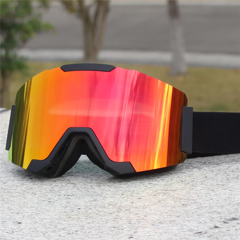 Ski Goggles with Magnetic Double Layer Lens Magnet Skiing Anti-fog UV400 Snowboard Goggles Men Women Ski Glasses Eyewear