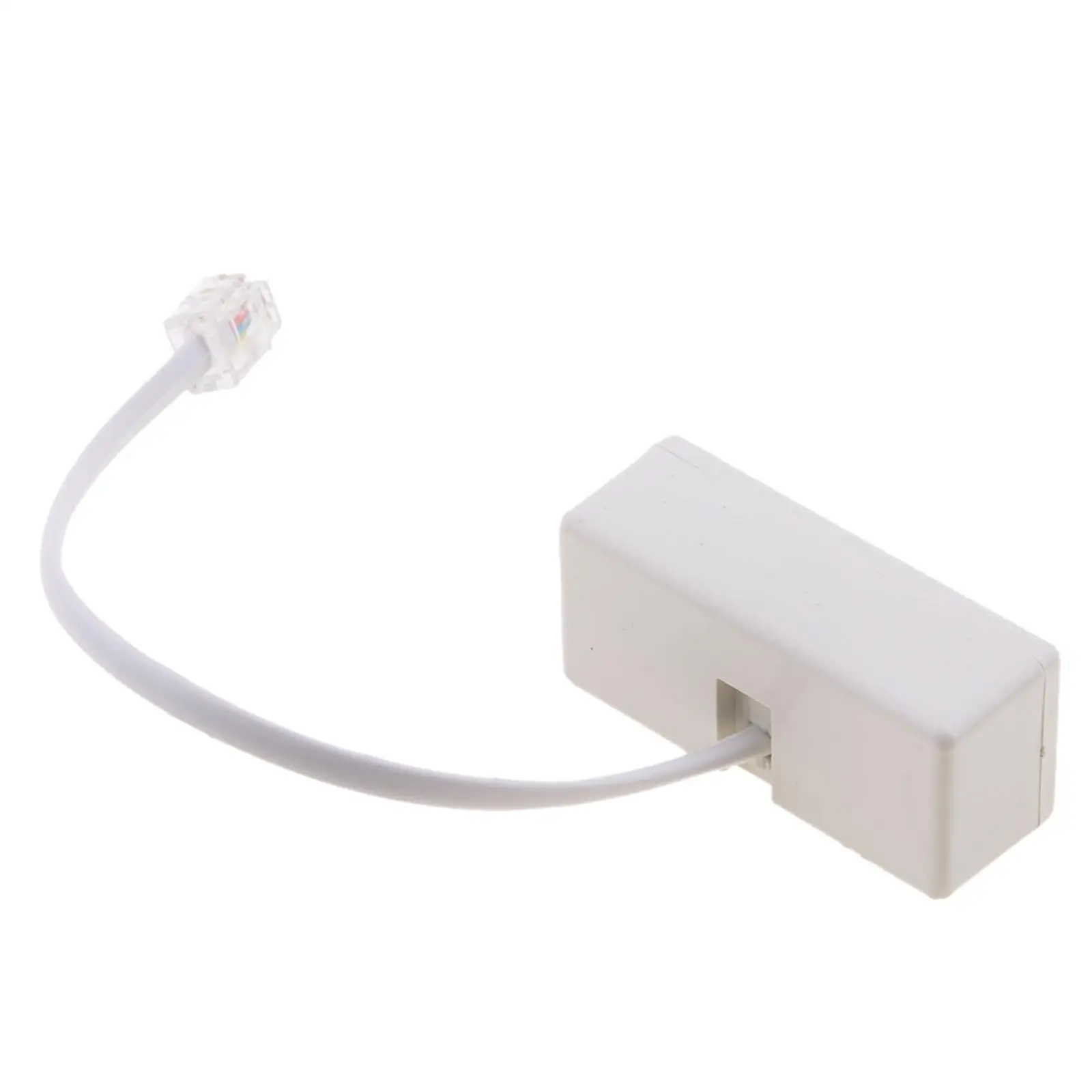 RJ11 US Telephone Plug Outlet Connector to RJ11 Socket Cable Splitter