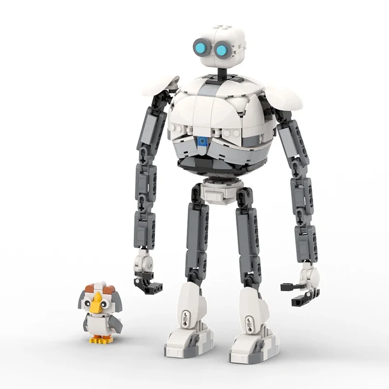 622PCS The Wild Roboted Roz Brightbill Building Blocks Assembly Harmless ABS Material Bricks Toys Family Friends Holiday Gifts