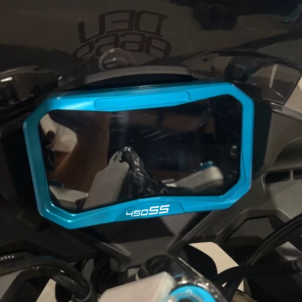 اكسسوارات الدراجات النارية TFT مكافحة سرقة واقي للشاشة ل CFMOTO 450SS 450SR 450 SS SR 2022 2023 2024-2025 متر غطاء إطاري