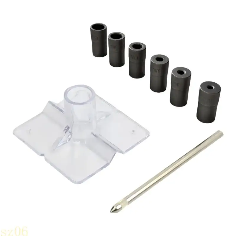 

Q2Q4 Drill Guide Accessories 4-12mm Pocket Hole Jig Set Hole Locator Positioner