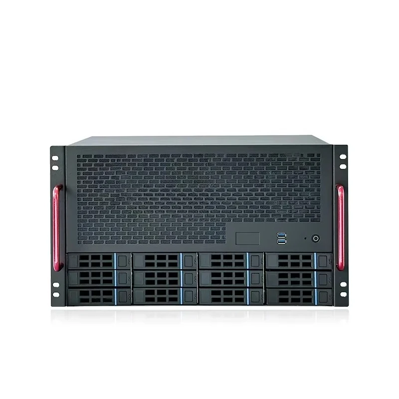 12S4 High-Performance Mini Gaming PC Chassis Aluminum Alloy On-Demand Rack Server 12g Backplane ATX Features for Businesses