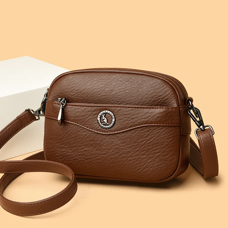 

Fashion High Quality PU Leather Underarm Bag for Women Vintage Designer Shoulder Crossbody Bag New Retro Style Purse and Handbag