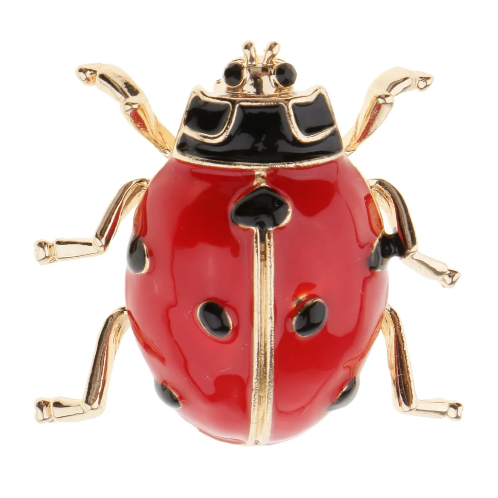 Broche insecte au design créatif, broche CÔTÉ cinelle personnalisée et à la mode pour hommes et femmes