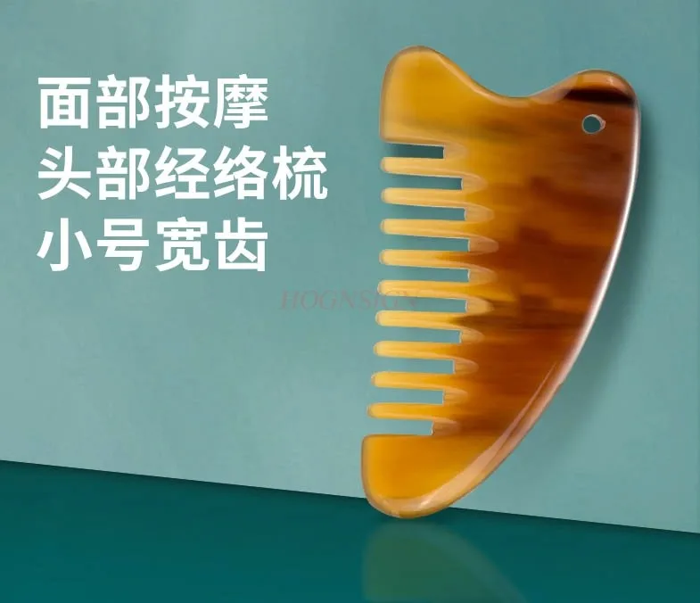Nature Ox Horn Face Beauty Tools Neck Body Massage Skinb Pain Relief Scraper Comb With Guasha Scraping Massage Board