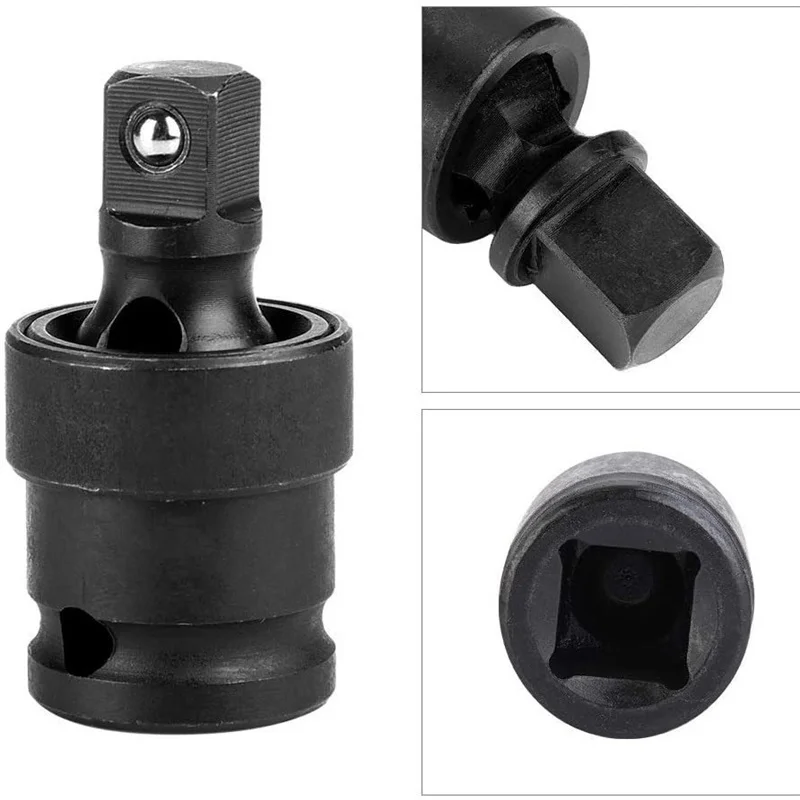 360 Degree Impact Universal Joint-Socket Retractable Socket Adapter Swivel Joint Air Wobble Socket Extension Electric Wrench