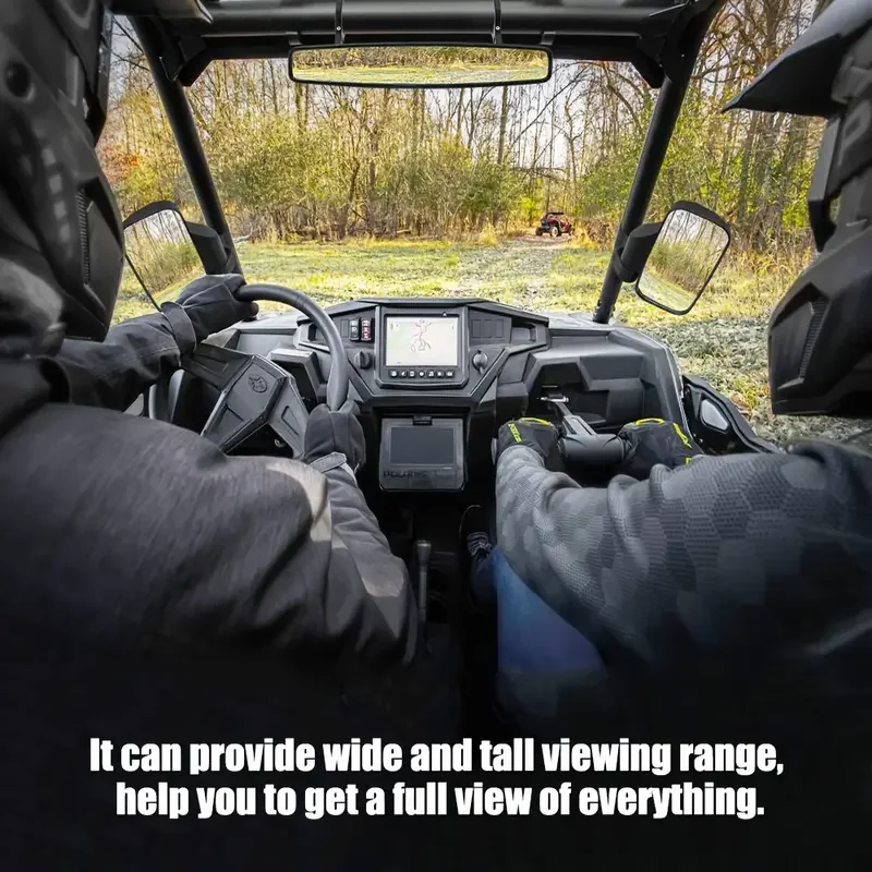 UTV Offroad Side Rear View Mirror And Center View Mirror With 1.75\