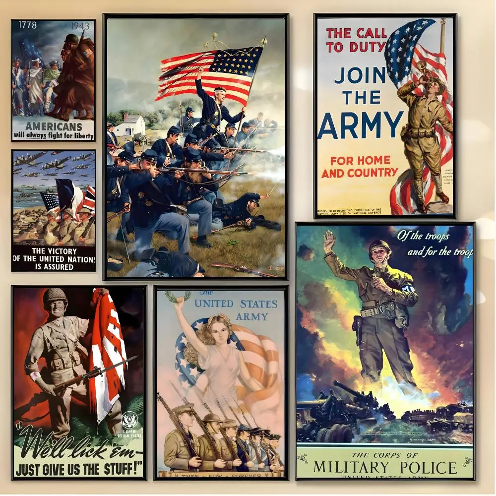 military wartime United States Army Poster Unique Home Decoration Ideas & Stylish Interior Art