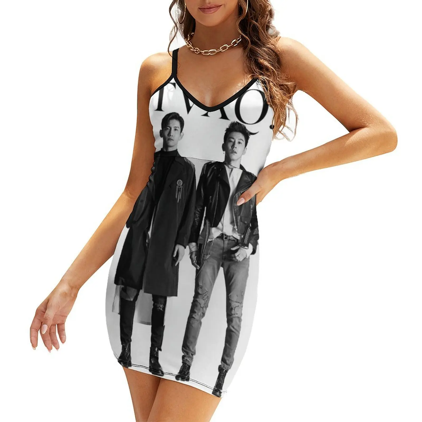 

TVXQ Sling Dress dress korean style women's summer clothing 2025 evening dress woman luxury evening dresses for women 2025