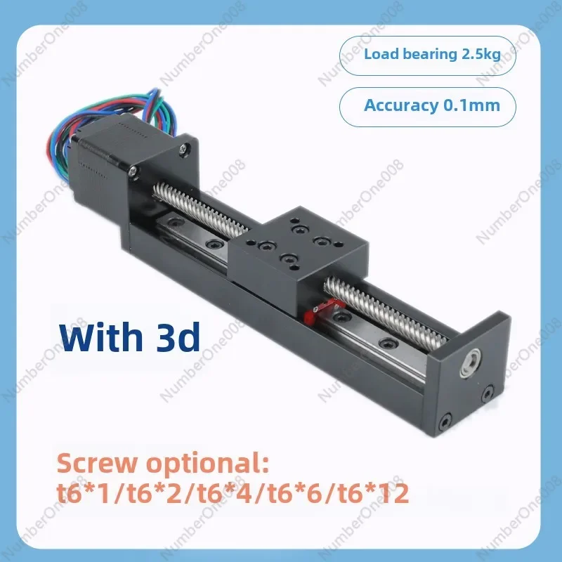 Miniature Precision 28 Linear Stepping Motor Guide Rail Slide T-Shaped Screw Line Rail Electric Slide Module