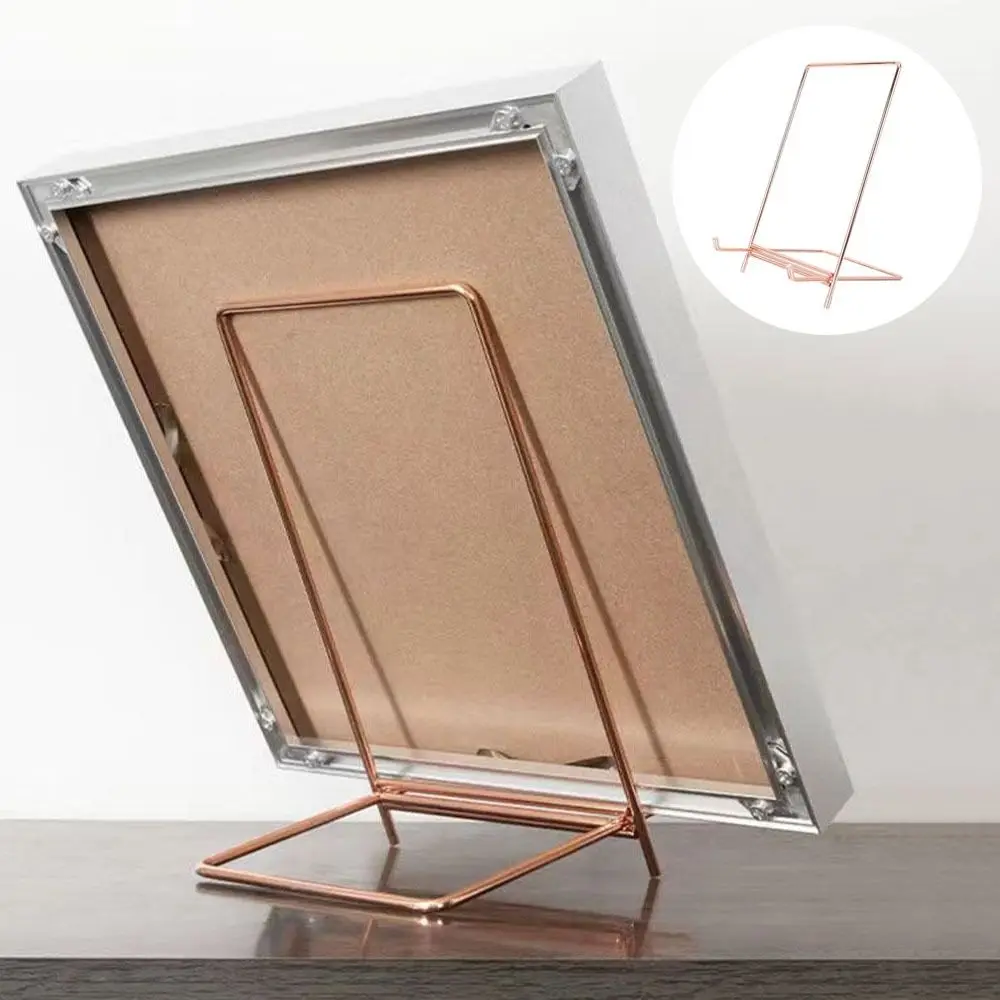 

Metal Magazine Display Stands Storage Ornaments Detachable Phones Pedestal Holder Desk Decoration Iron Art Dish Rack