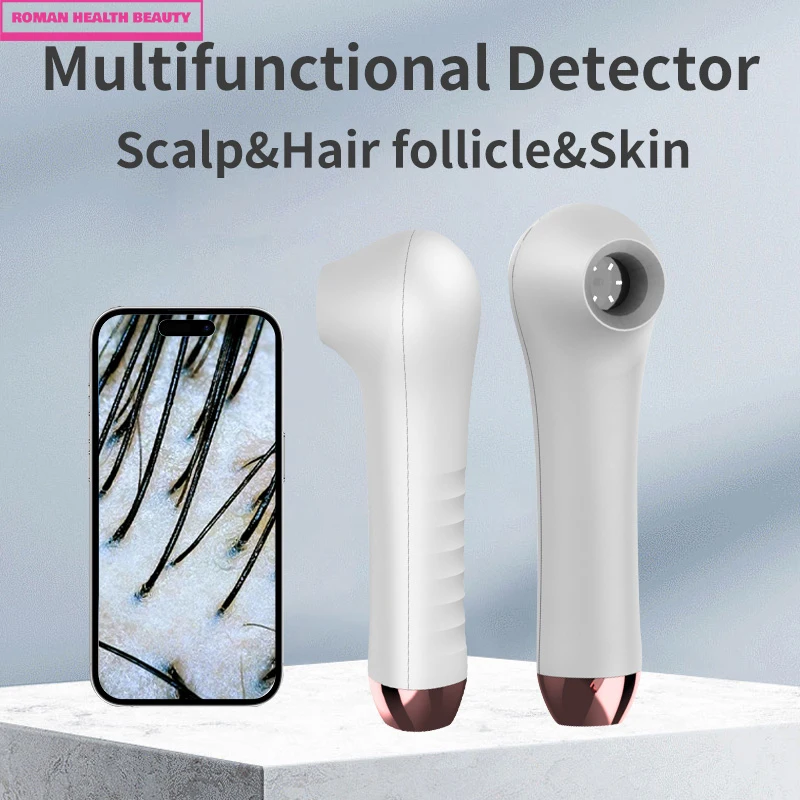 2024 Portable HD Scalp Follicle Skin Analyzer Blackhead Pore Detection Device Multi Function Skin Test Instrument Hair Analyzer