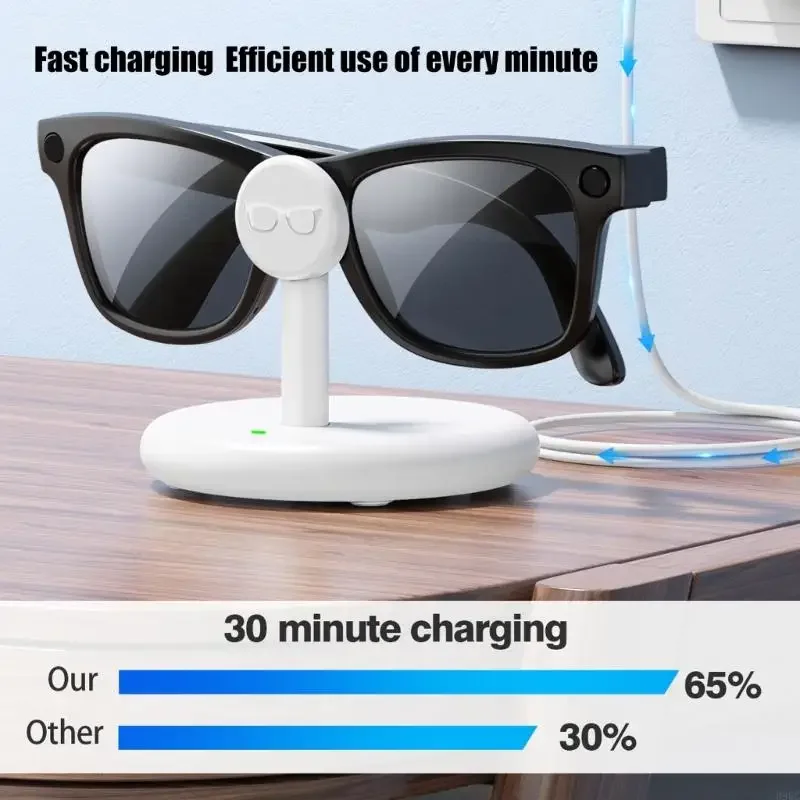 

Установка без инструментов Зарядная база для Ray Smartests AR Glass ABS Construction F19E