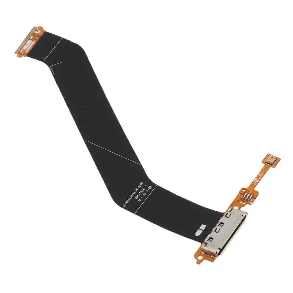 كابل مرن لمقبس شحن USB لشريط شاحن الكمبيوتر اللوحي Samsung N8000 FFC